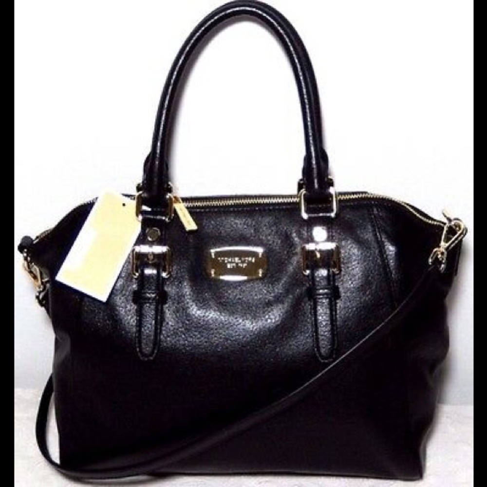 💯 Authentic Michael Kors Bedford Leather Satchel
